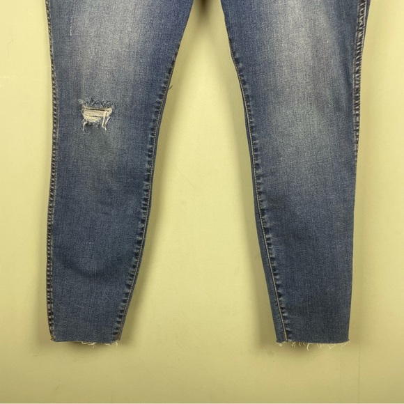 NWT KUT Fron the Kloth 00HIGH RISE DENIM FAB Ankle Skin Button Fly Sz 14P - Picture 6 of 14